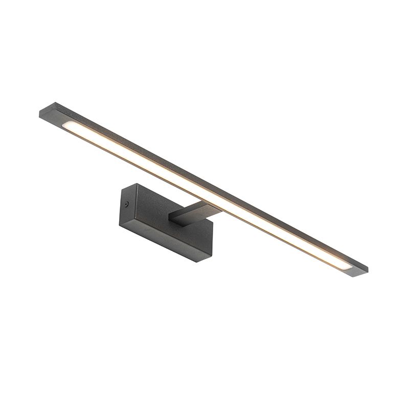 Moderne wandlamp zwart 62 cm incl. LED IP44 - Jerre