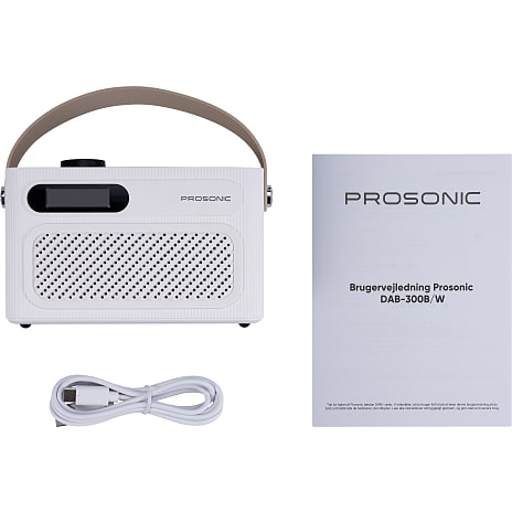 Prosonic DAB-300 radio - hvid