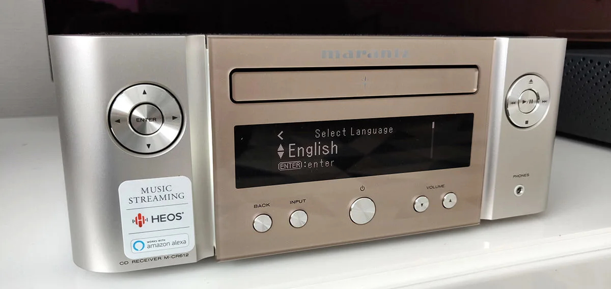 Marantz Melody X M-CR612 Silver Gold Amplis hi-fi stéréo