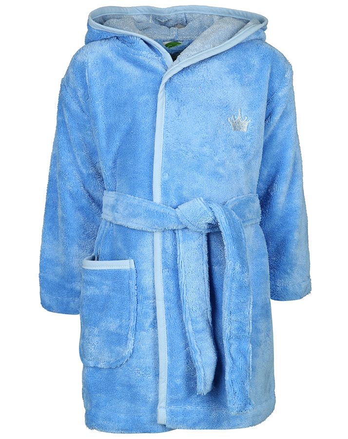Bademantel SUPERFLAUSCH in blau