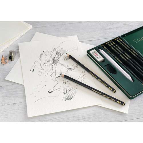 FABER-CASTELL Pitt Graphite Matt im Metall-Etui