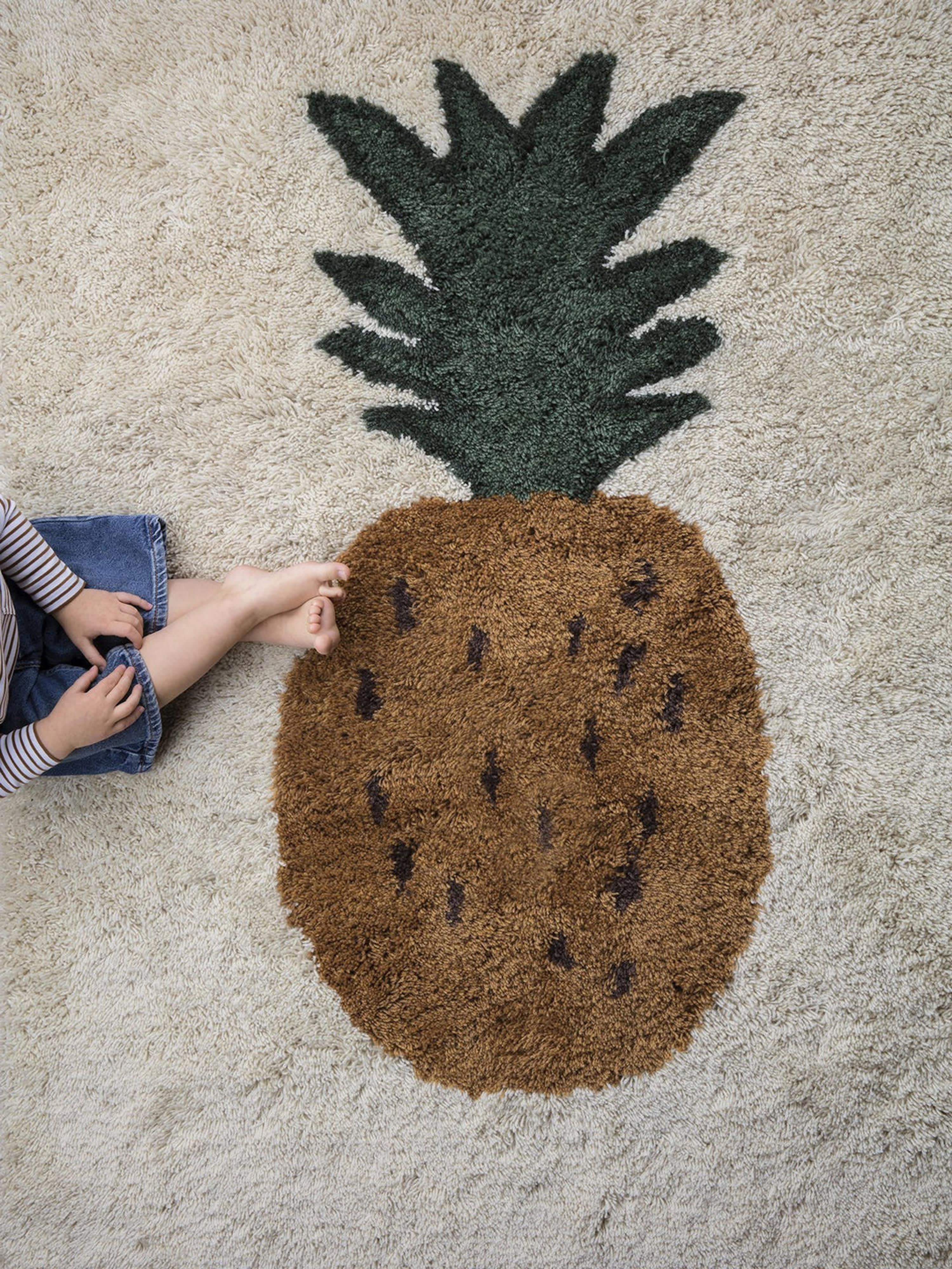 Handgetuft wollen vloerkleed Fruiticana