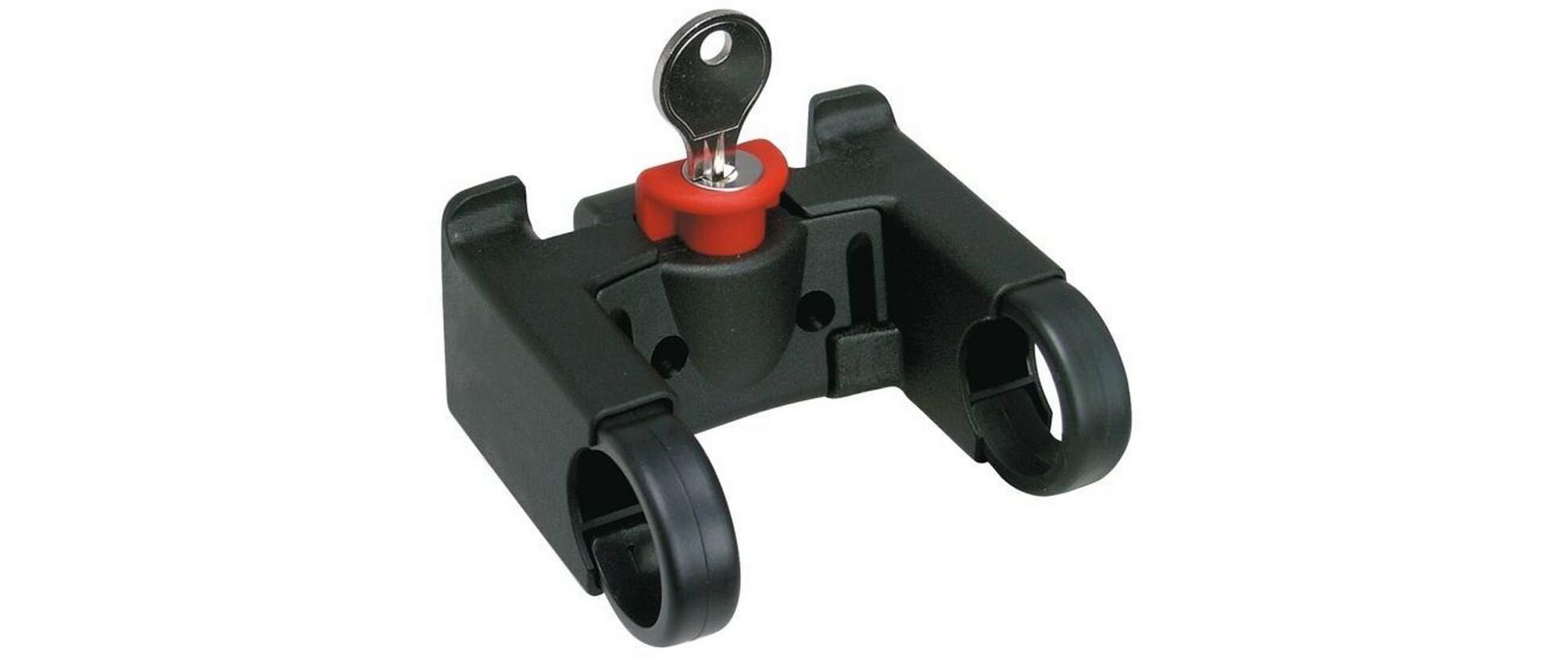 Lenkeradapter mit SchlossAdapter zur Fixierung von Fahrradzubehör