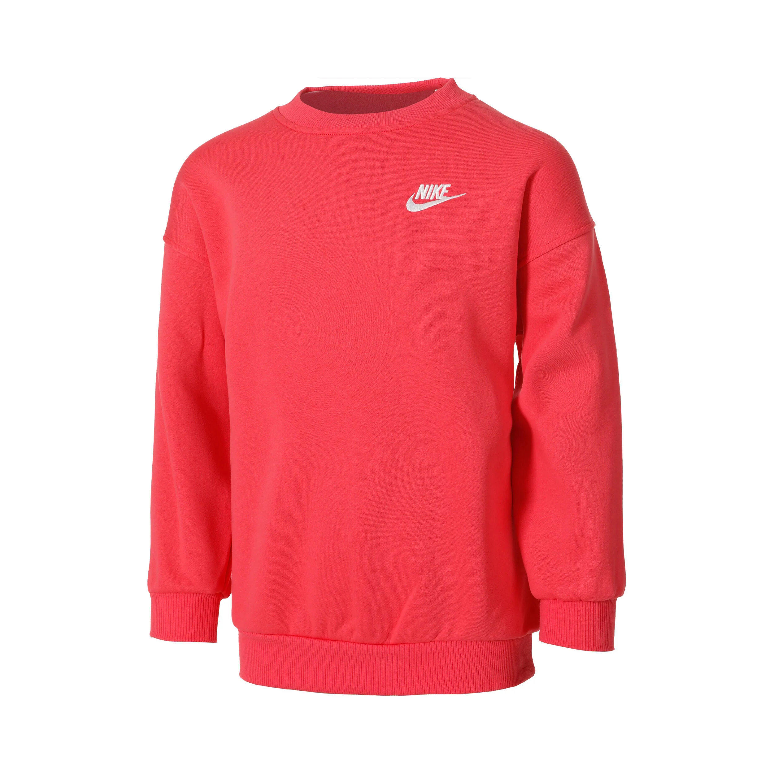 Nike Club Fleece Oversized Crew Sweat-shirt Filles - Pink