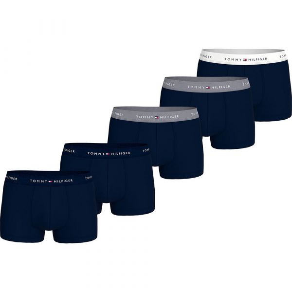 Tommy Hilfiger Boxers Um0um03061 5 Unidades White XL