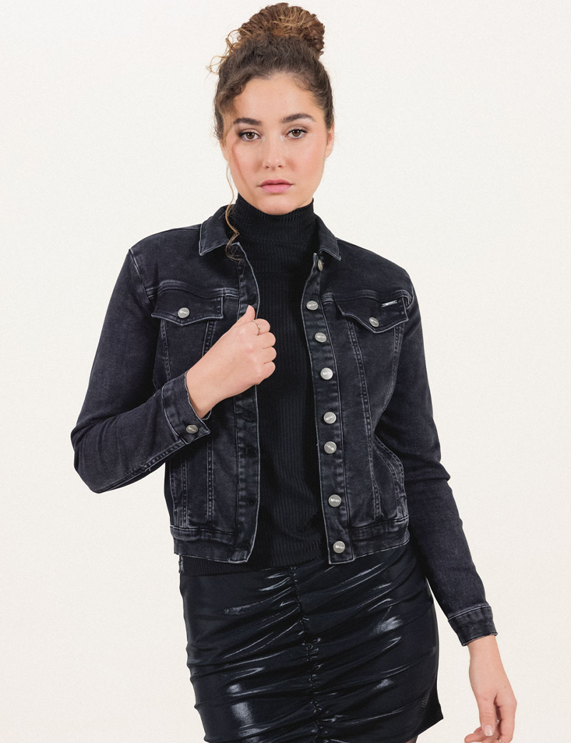 HBT POWER BOOST | FRANCISCO VESTE FEMME DENIM / PA NOIR