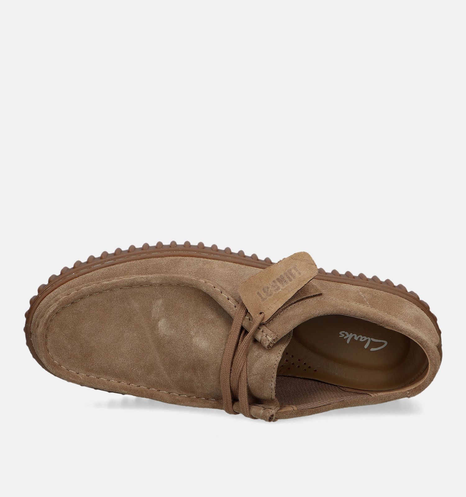 Veterschoenen taupe