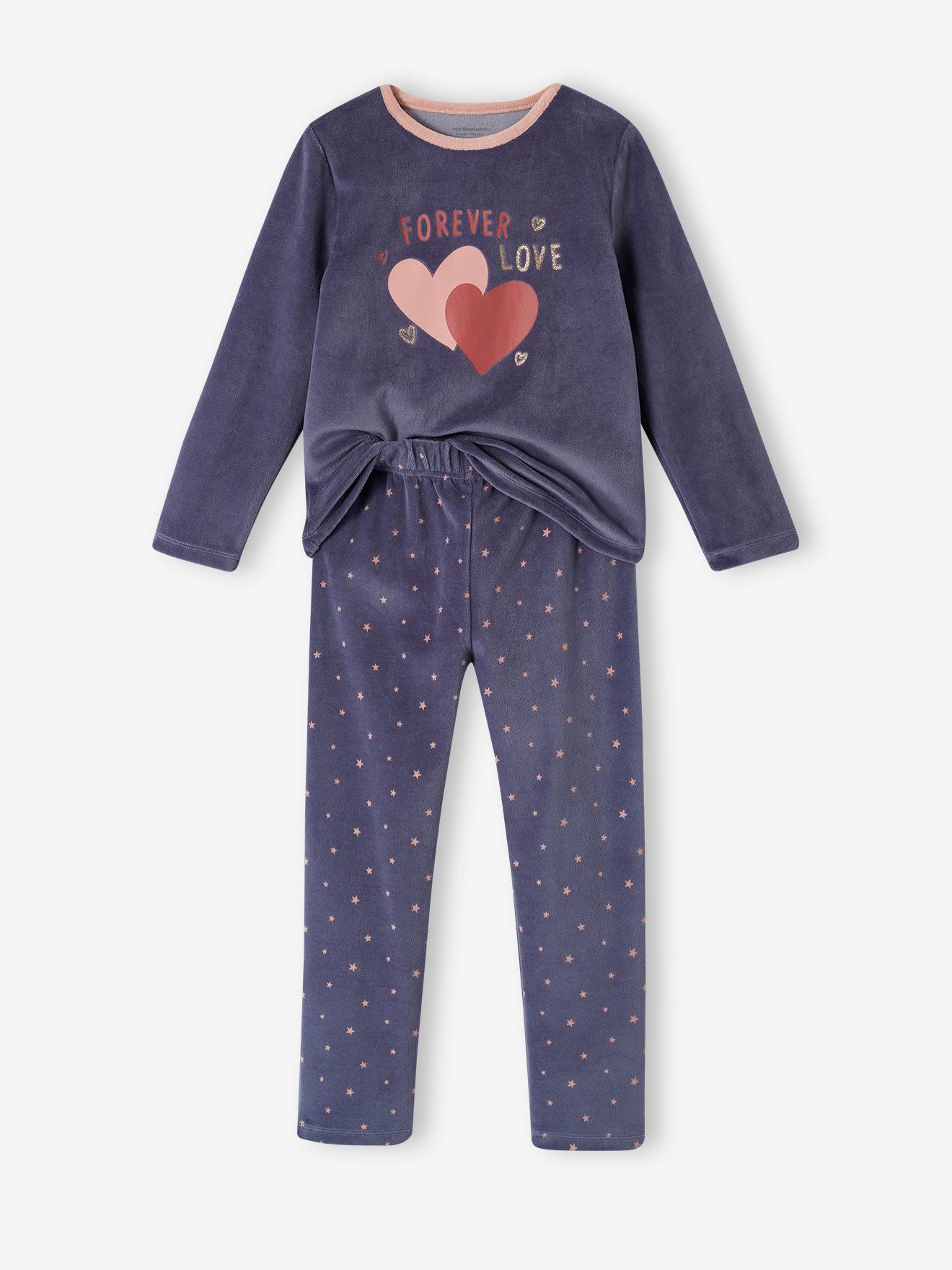 Conjunto de 2 pijamas de veludo 