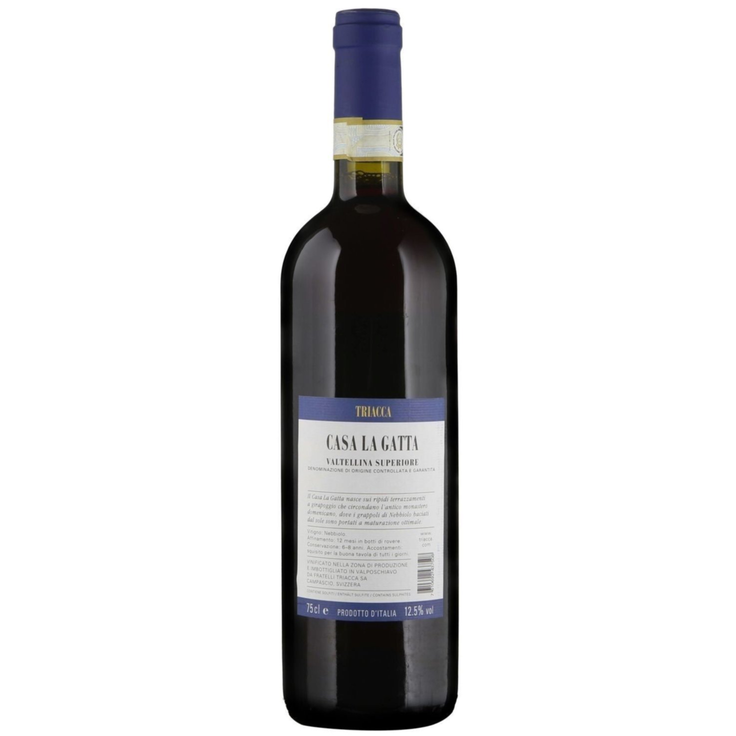 Valtellina Superiore DOCG Casa la Gatta Triacca -75cl