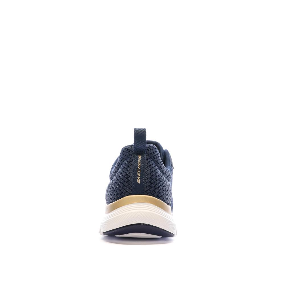 Skechers Chaussures de Sport Marine/Doré Femme Skechers Flex Appeal