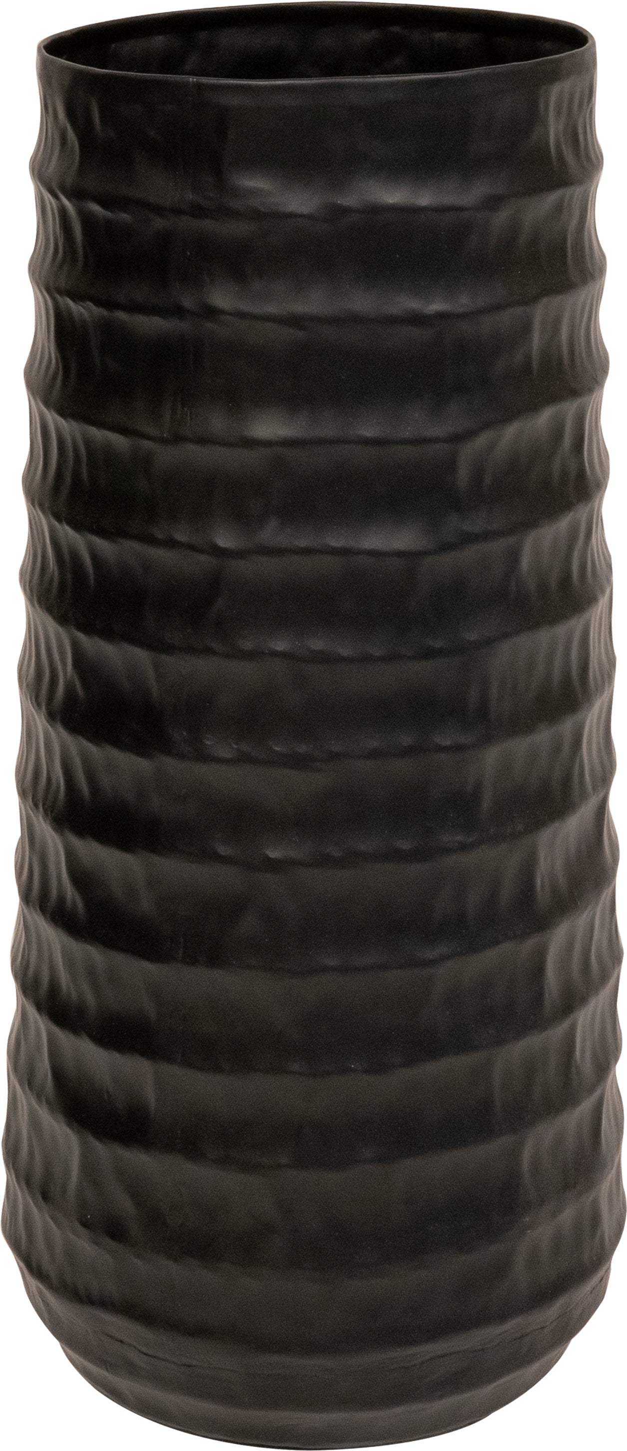 TS Collection bloempot Petra hoog zwart D 26 H 56 cm
