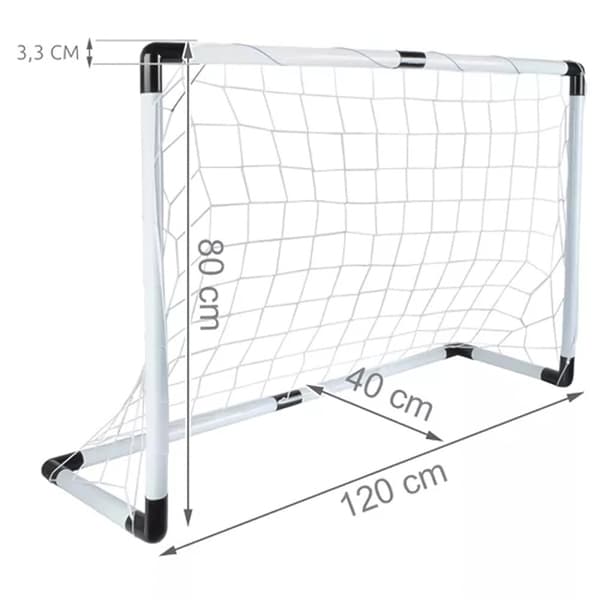 Fotballmål for Barn - Med Ball & Pumpe