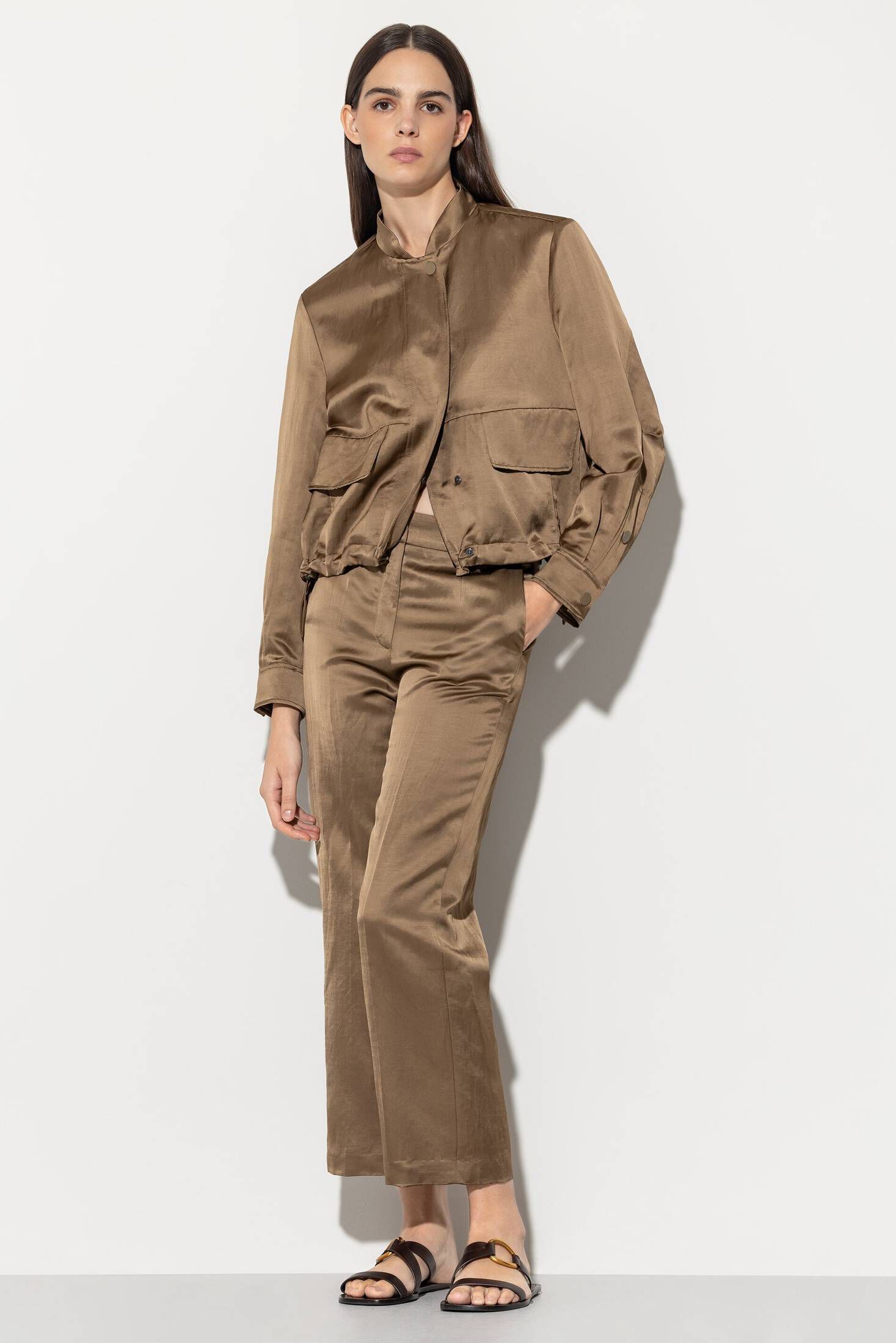 Luisa Cerano| Damen Culotte mit Leinen