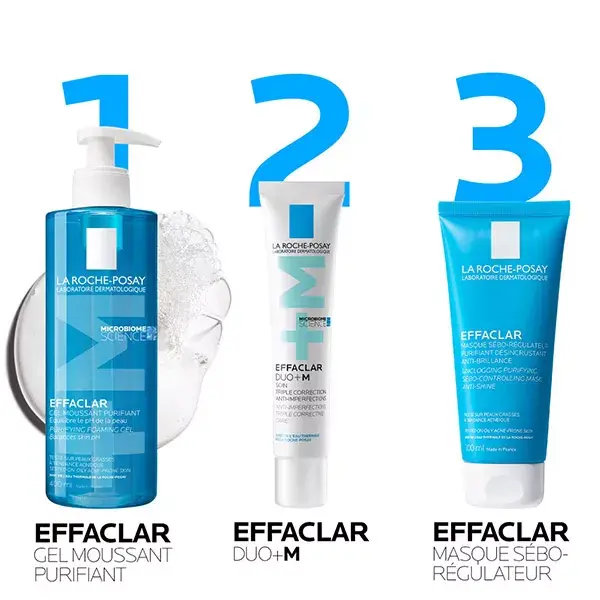 La Roche-Posay Effaclar Gel Espuma Purificante +M 2x400ml