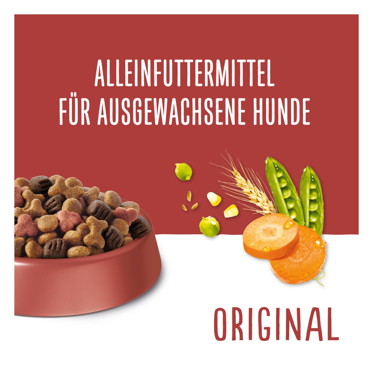 Beneful Purina Original Trockenfutter Hund, Adult, Rind & Gartengemüse 2,8 kg