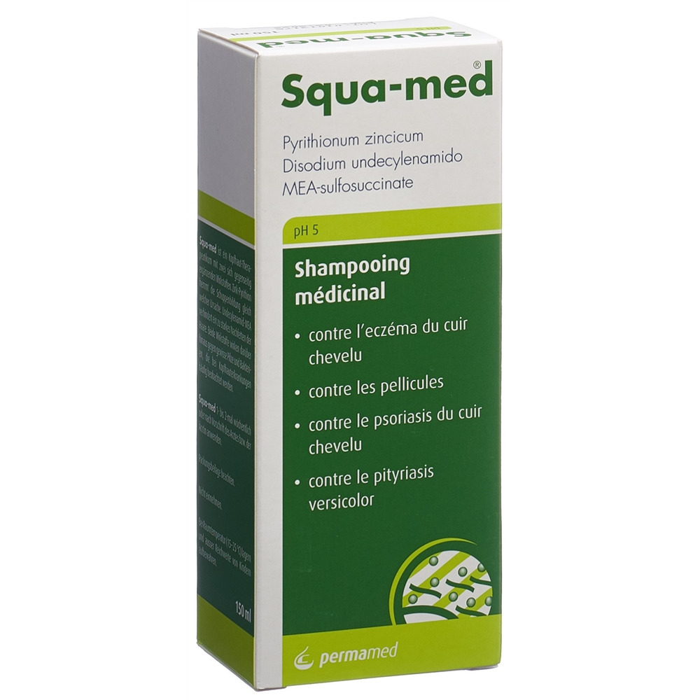 SQUA-MED Medizinal Shampoo liq pH 5 Tb 150 ml