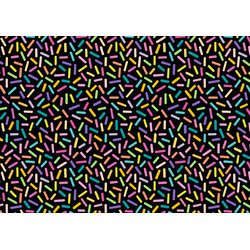 Papier cadeau 'Sprinkles white', sur rouleau