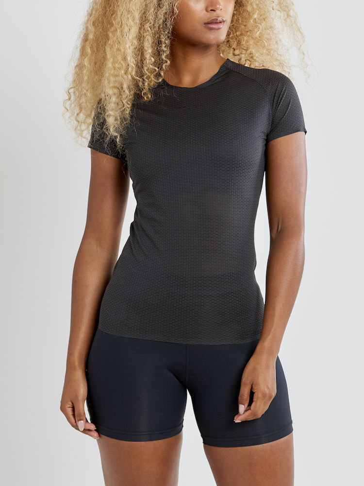 Craft Pro Dry Nanoweight Women kortærmet t-shirt sort