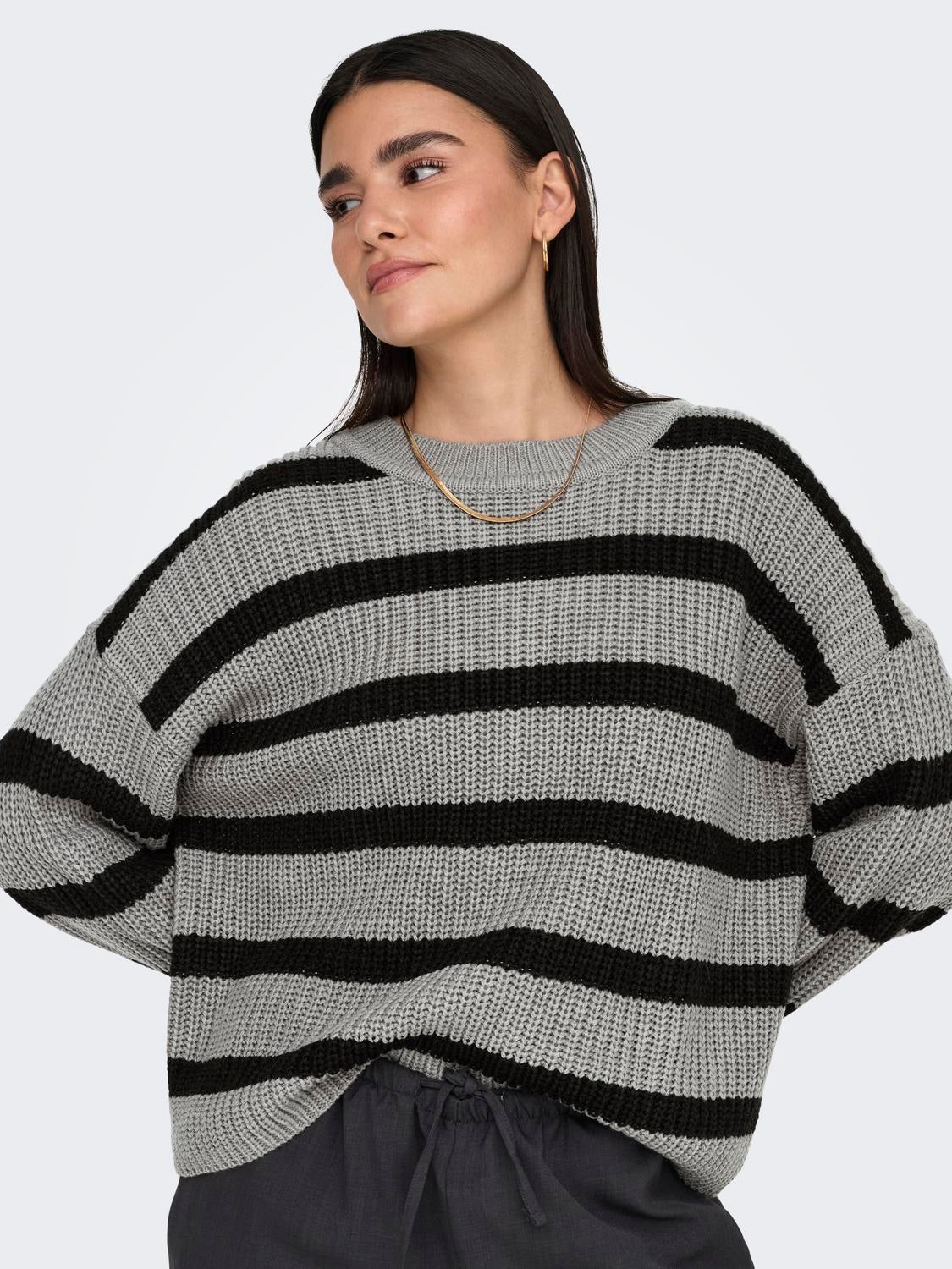 JDYJUSTY Strickpullover December Sky