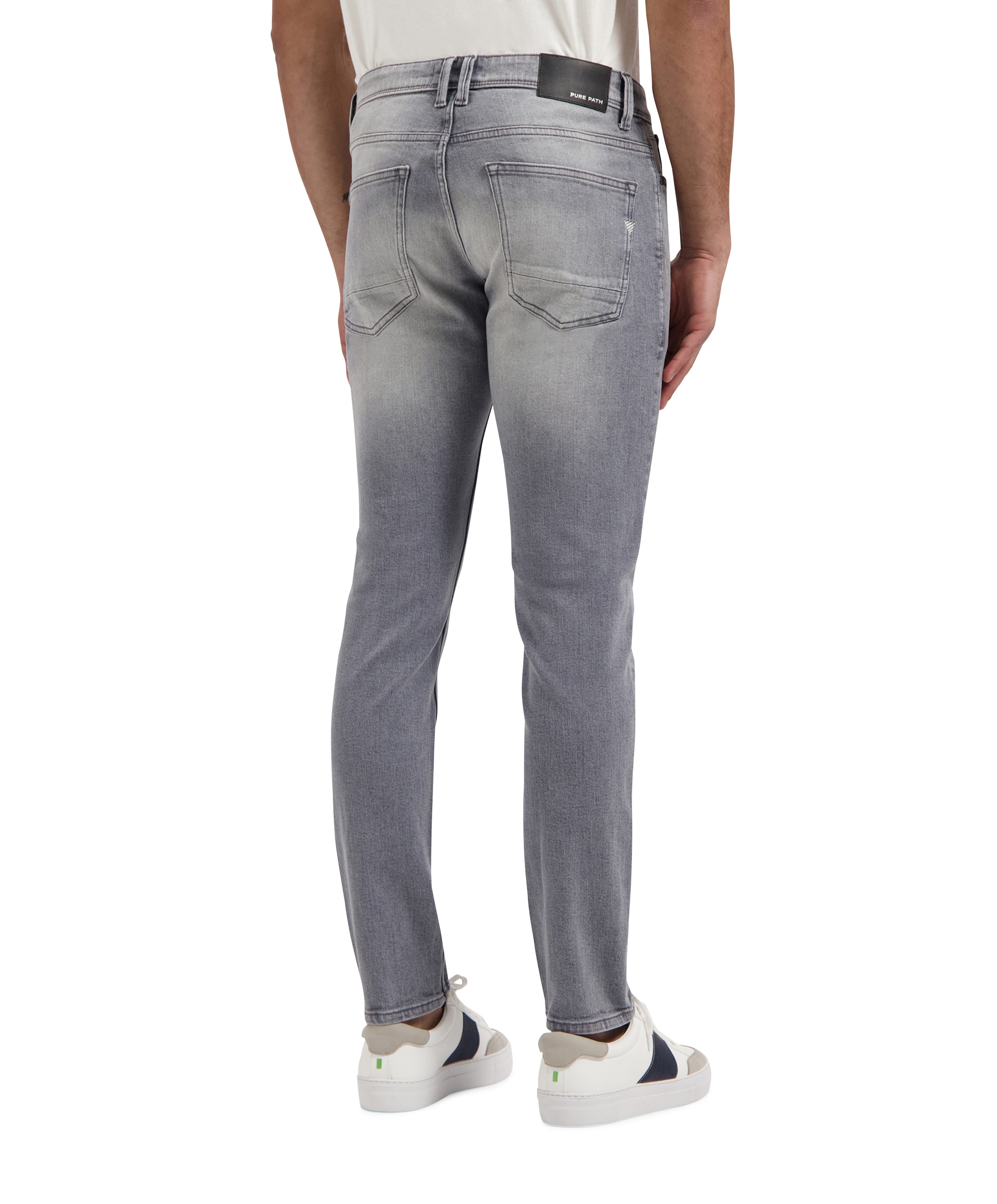 Pure Path The Jone Skinny Fit heren jeans grijs
