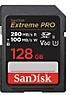 SanDisk Pro SD-Kaart 128GB - V60 UHS-II - 280/100MB