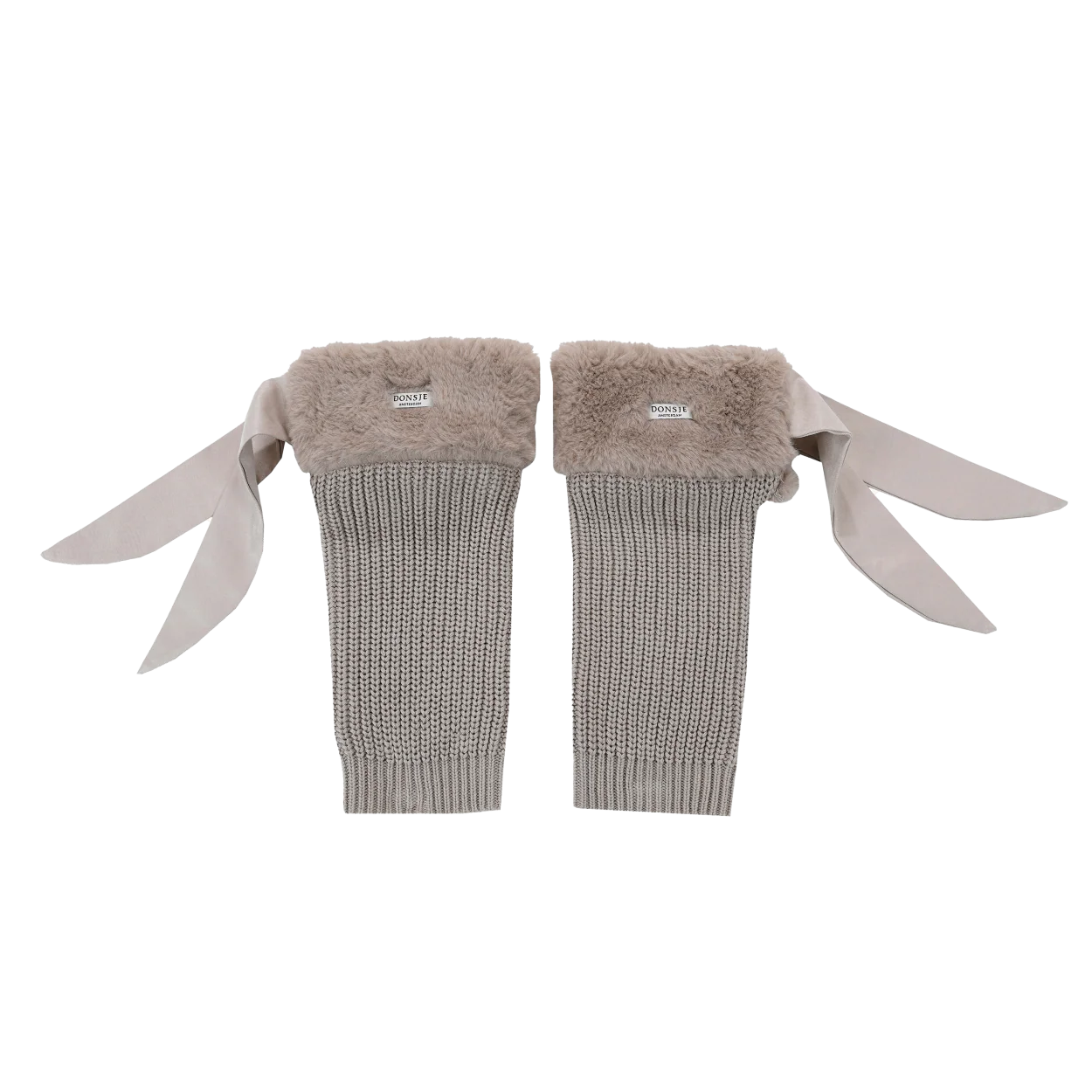 Gina Leg Warmers | Taupe Teddy