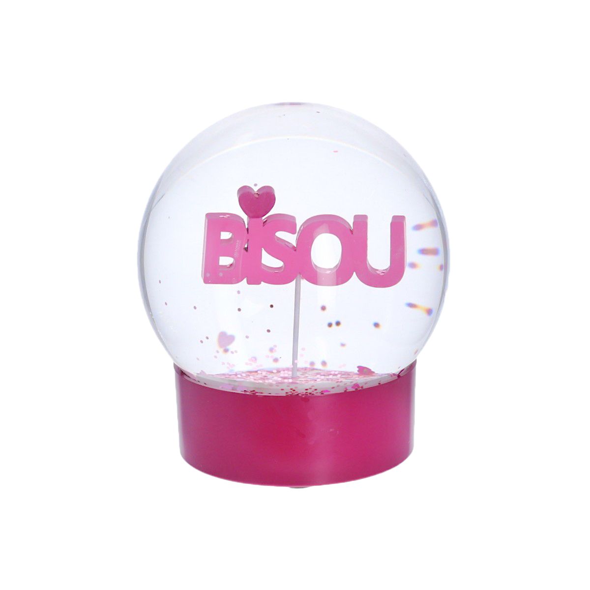 Boule à neige Bisou Jolie saison