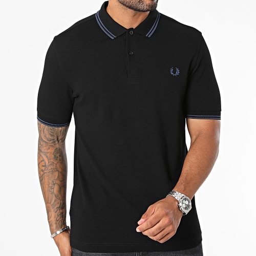 Polo Manches Courtes Twin Tipped M3600 Noir