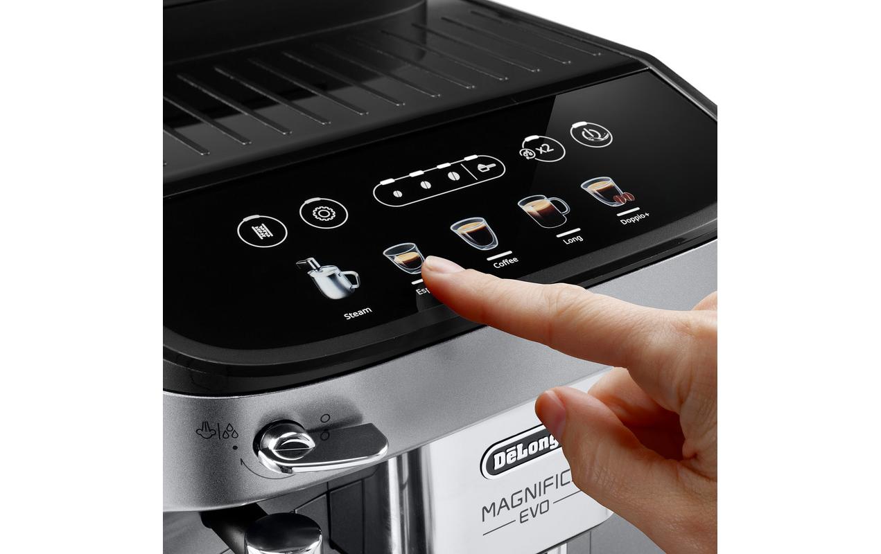 Kaffeevollautomat Magnifica Evo ECAM290.31.SB Silber<br>Kaffeevollautomat für Kaffeebohnen oder -pulver