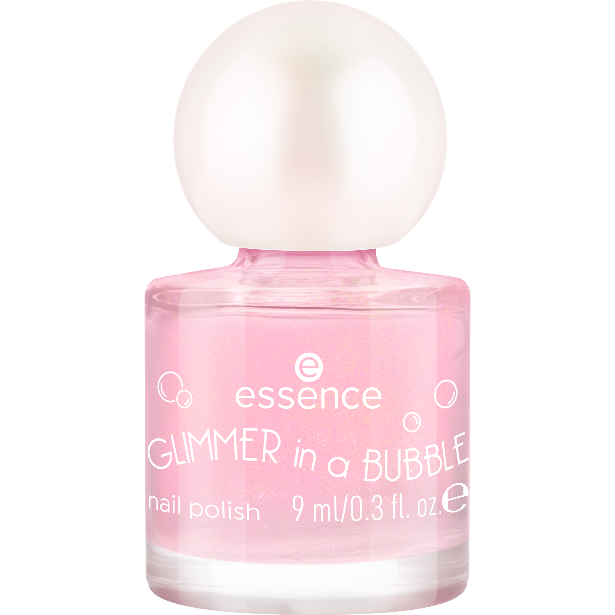 GLIMMER IN A BUBBLE nail polish