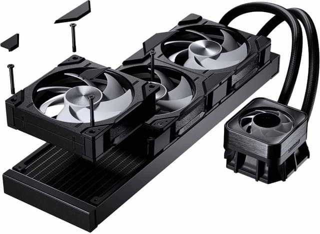 Phanteks Glacier One 360D30 AIO-vandkøler til CPU (sort)
