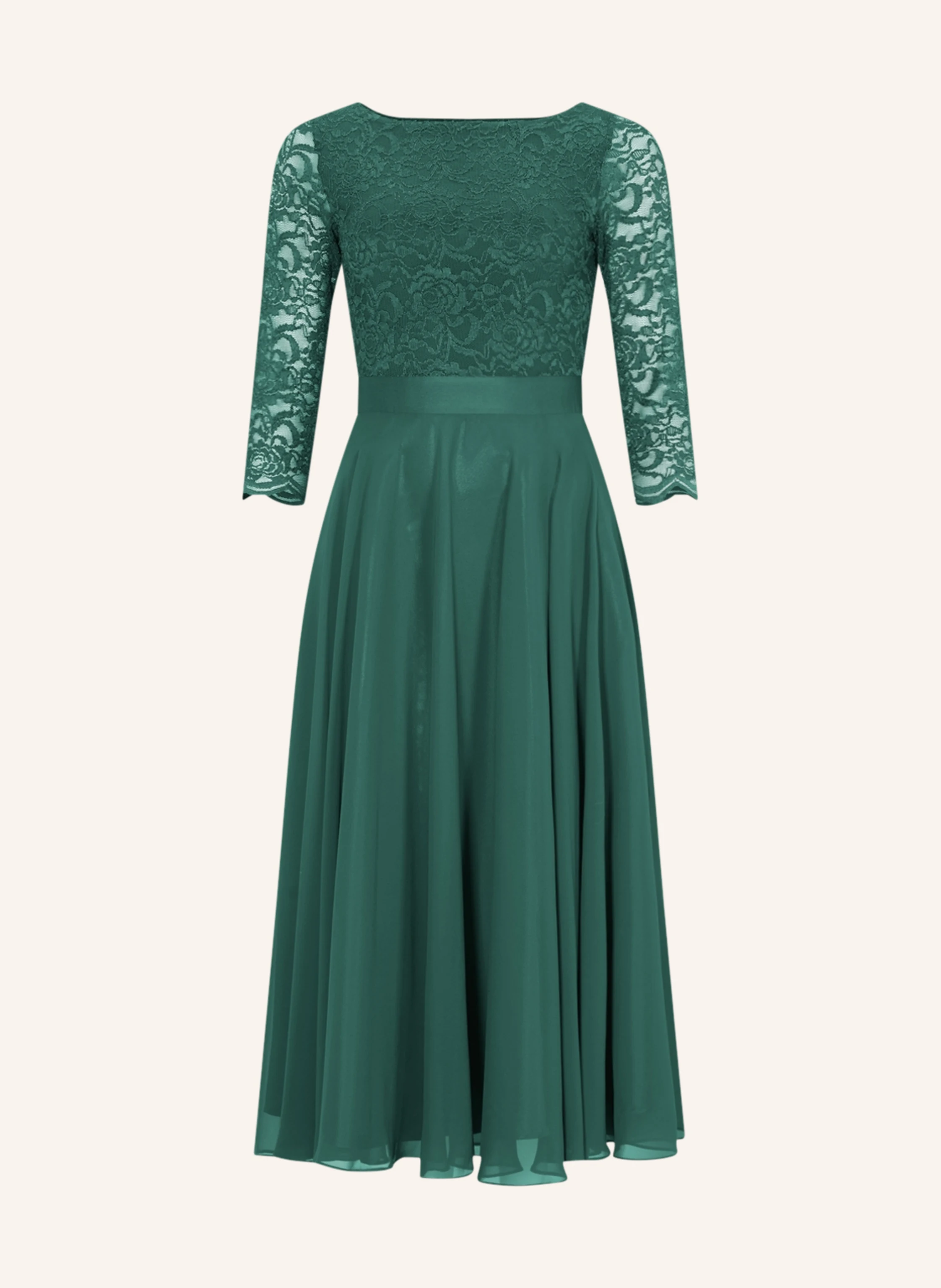 SWING Cocktailkleid mit Spitzenbesatz