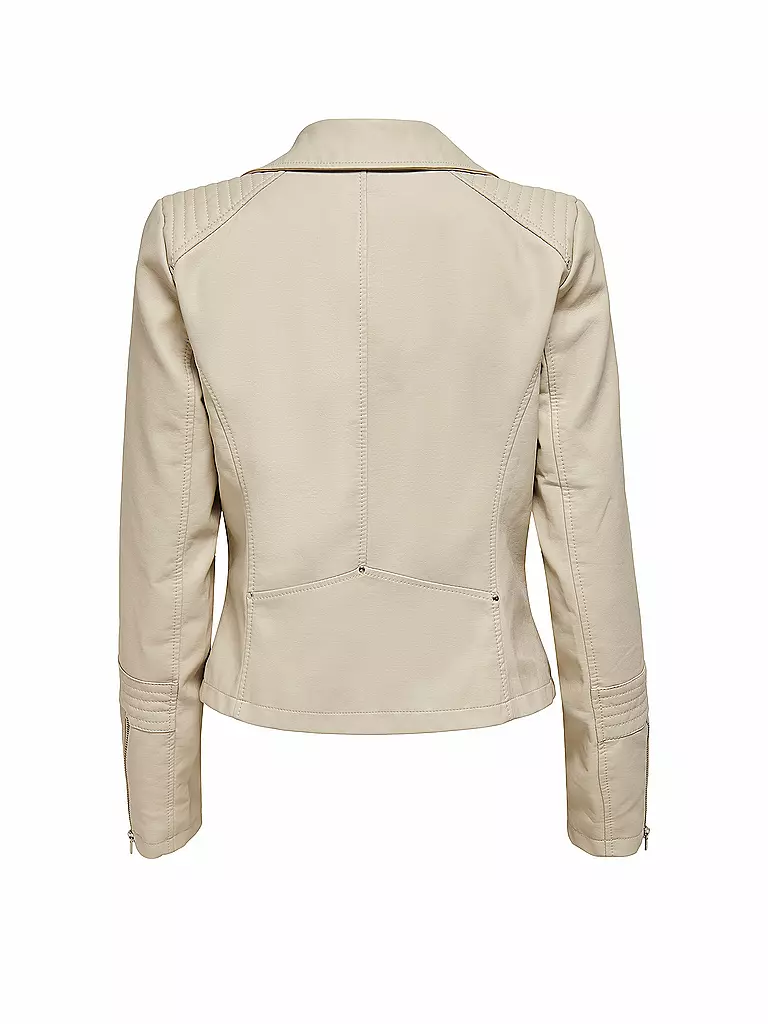 ONLY Jacke in Lederoptik ONLGEMMA creme
