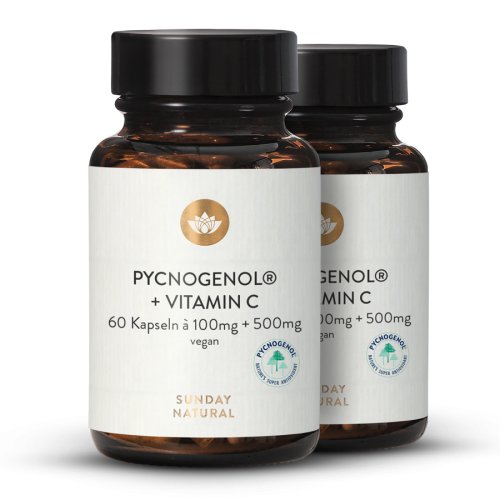 Sunday Natural Products  Pycnogenol ®100+C Kiefernrindenextrakt