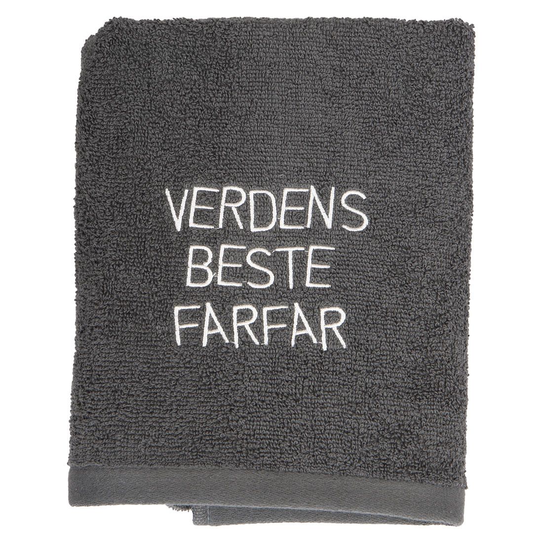 Håndkle med tekst