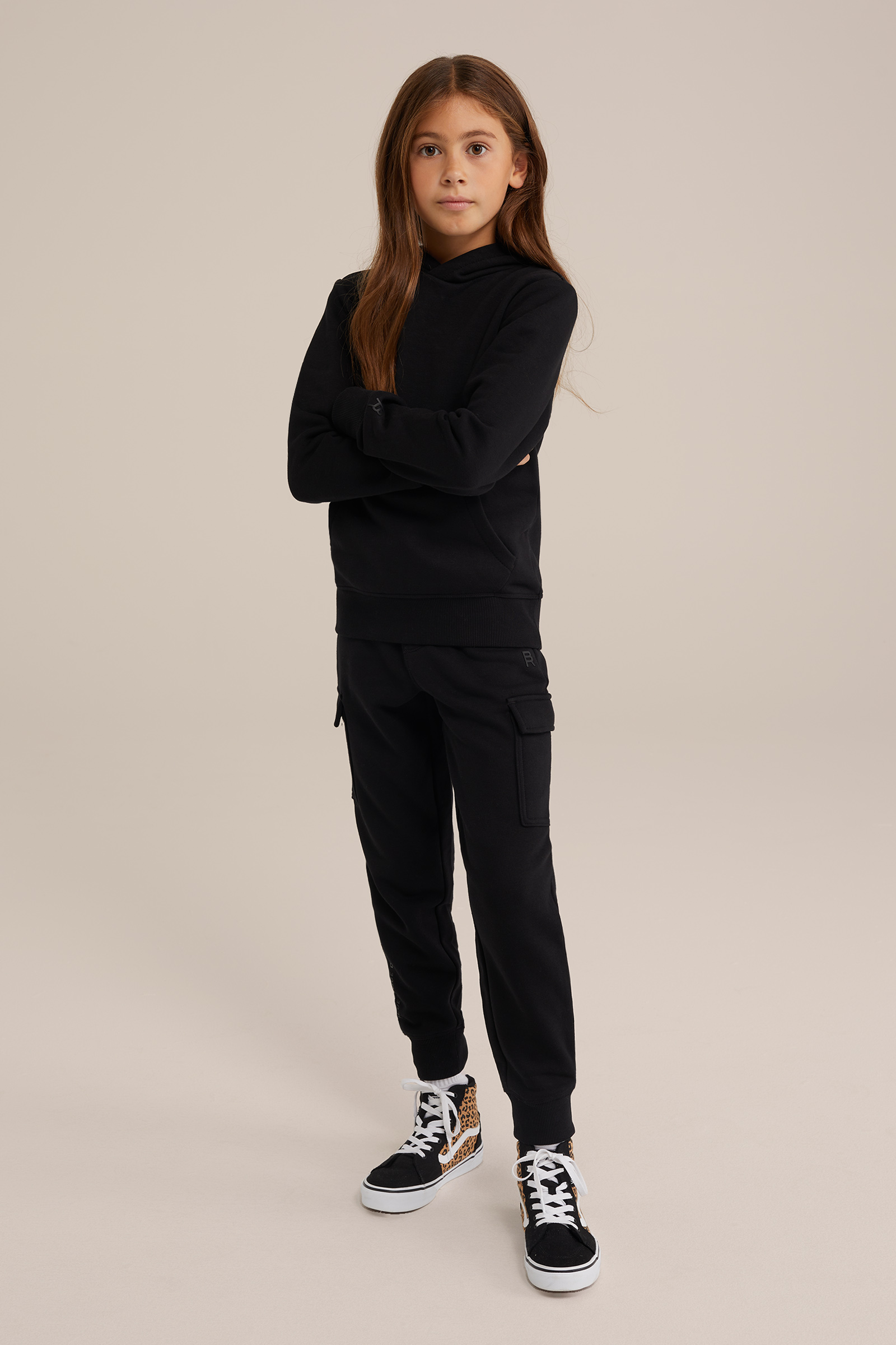 Jongens joggingbroek met cargozakken Blue Ridge Zwart