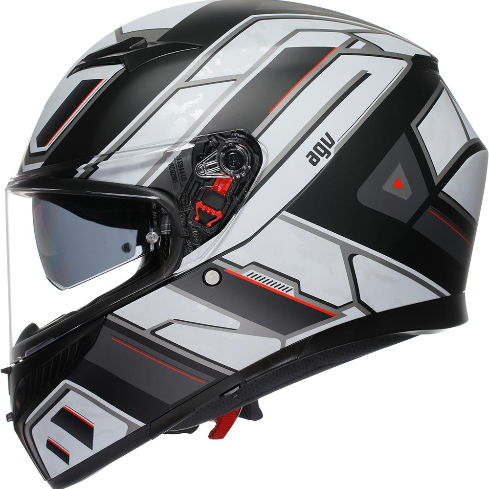 AGV - Casque K3 Rivia Noir Mat / Blanc