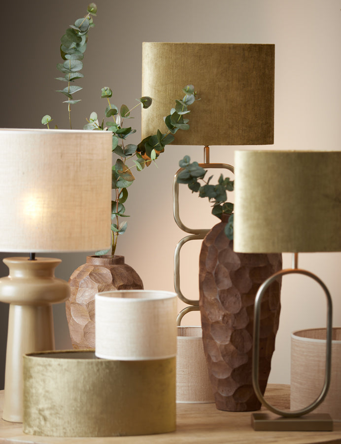 Light & Living - Lampenkap SENDAI - Ã40x30cm - Bruin