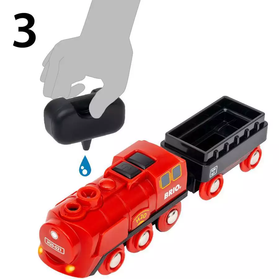 Brio BRIO Batterie-Dampflok Set bunt