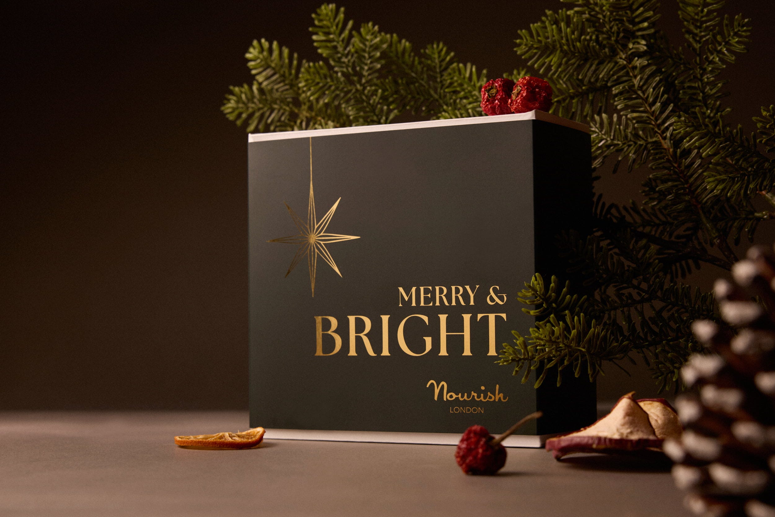 Nourish London  Merry & Bright Gift Set