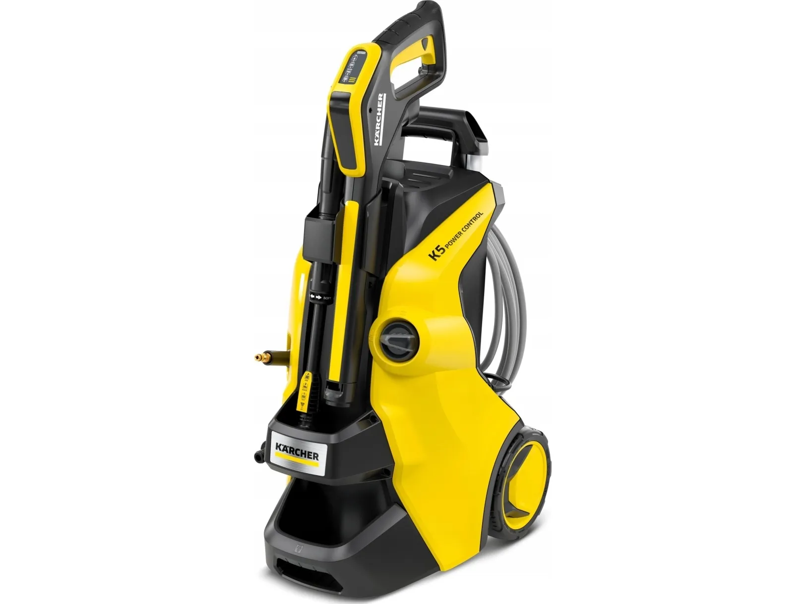 Kärcher K 5 Power Control Flex, Stående, Elektrisk, 10 m, 5 m, Sort, Gul, 500 l/t