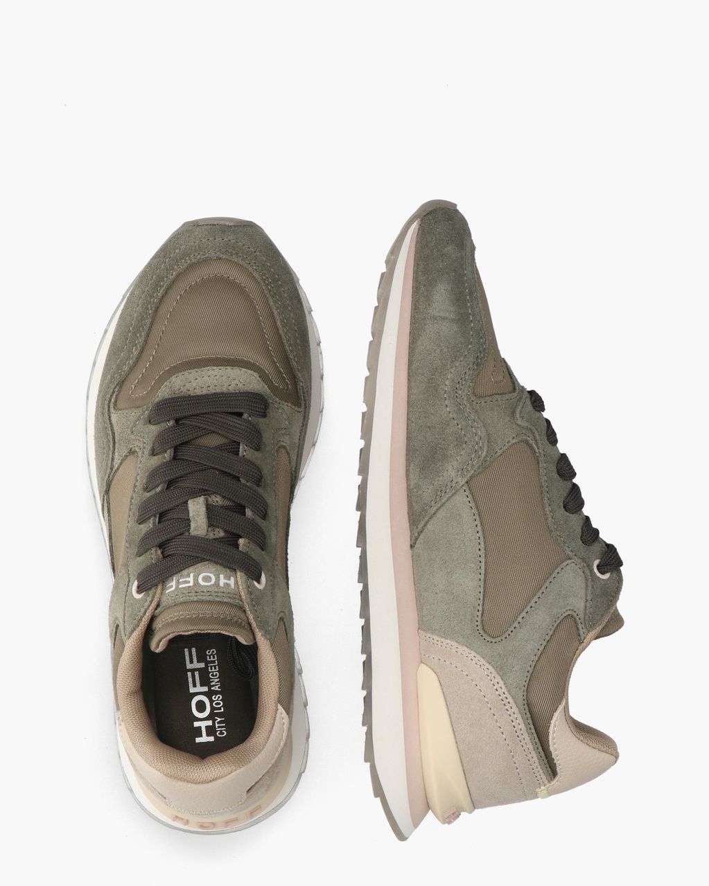 Hoff Los Angeles Groen Damessneakers