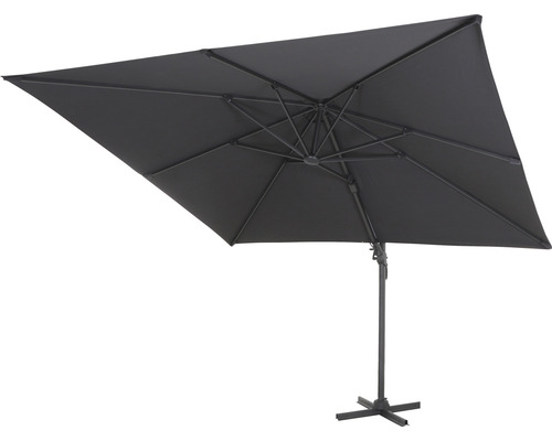 Siena Garden Califorina zweefparasol, 300 x 300 cm, antraciet