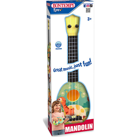 Bontempi mandolin med 4 strenge - flere varianter - assorteret