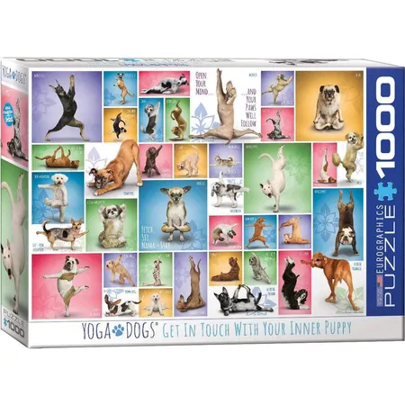 Eurographics Yoga Hunde, 1000 Teile