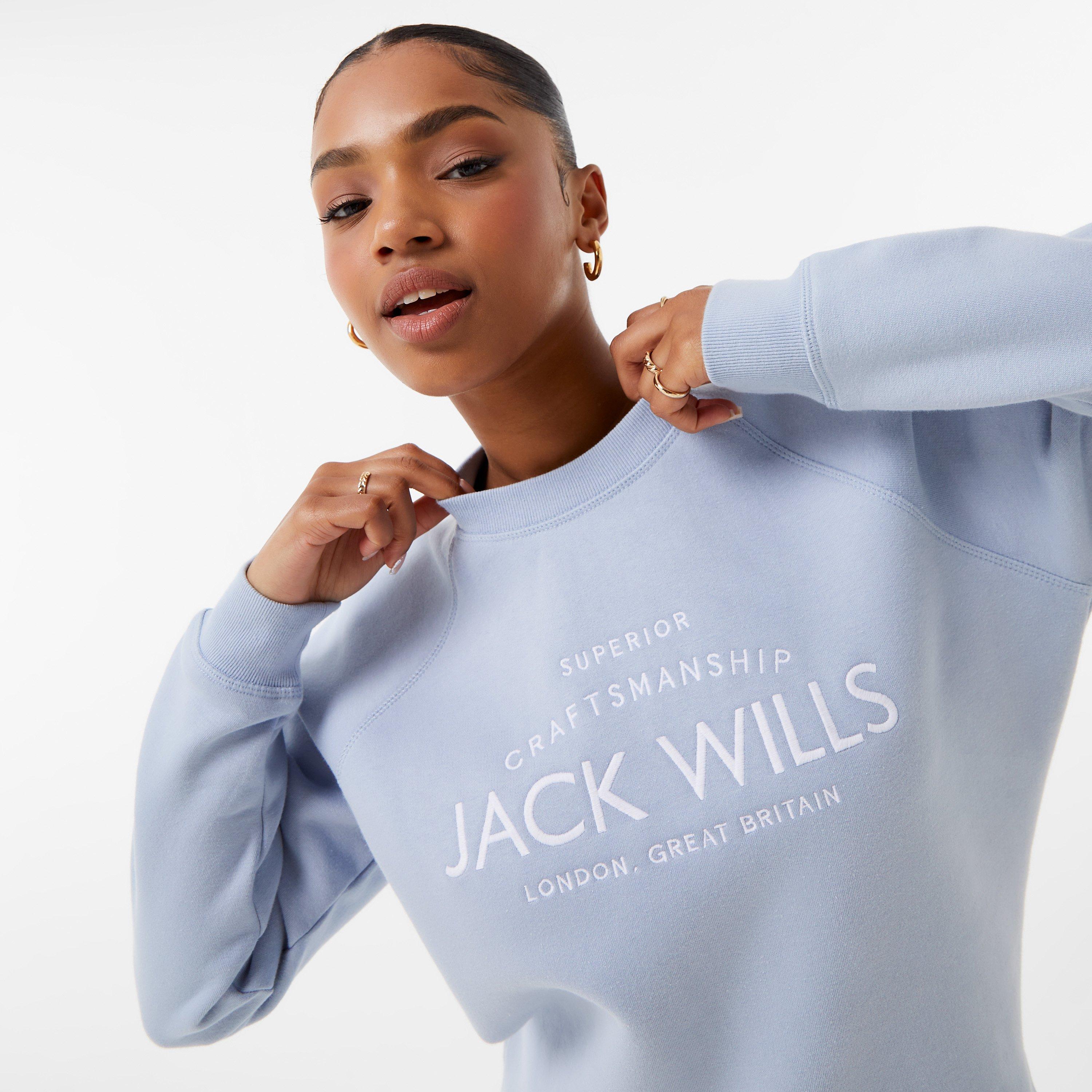 Jack Wills JW Hunston Graphic Crew Neck Sweatshirt