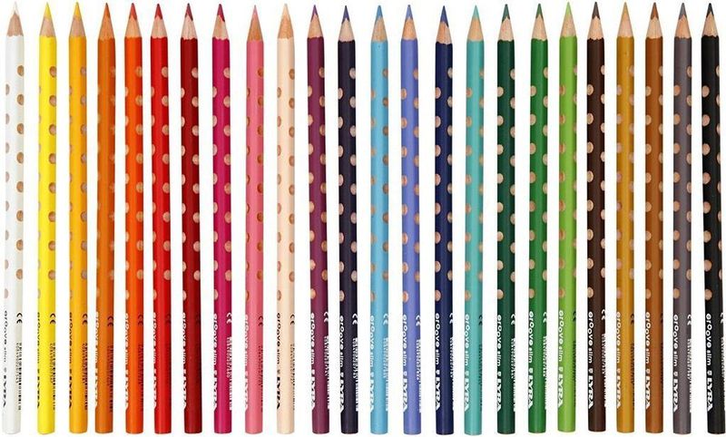 Lyra Kleurpotloden Dunne Groove 24 Stuks Multicolor