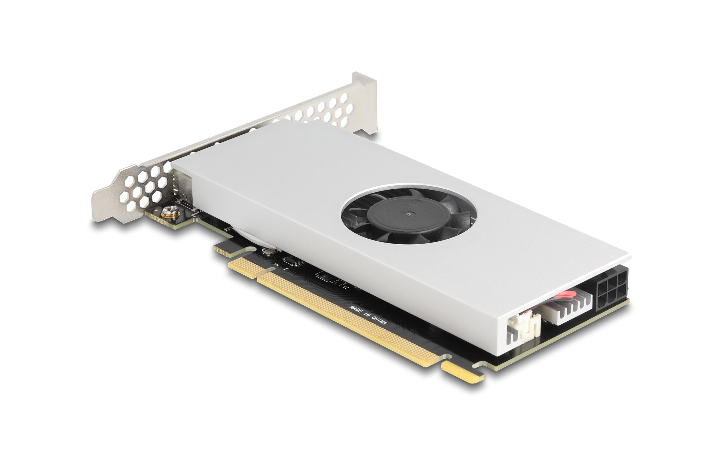 PCI-Express-Karte 4x USB Type-C 20 GBps<br>PCIe-Schnittstellenkarte mit vier externe USB 20 Gbps Ports