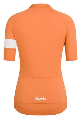 Maillot Manches Courtes Femme Rapha Core Lightweight Orange