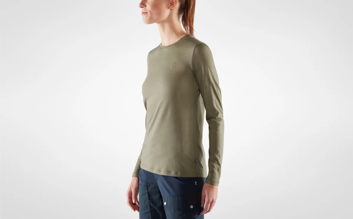 Fjällräven Women's Abisko Wool Ls Black